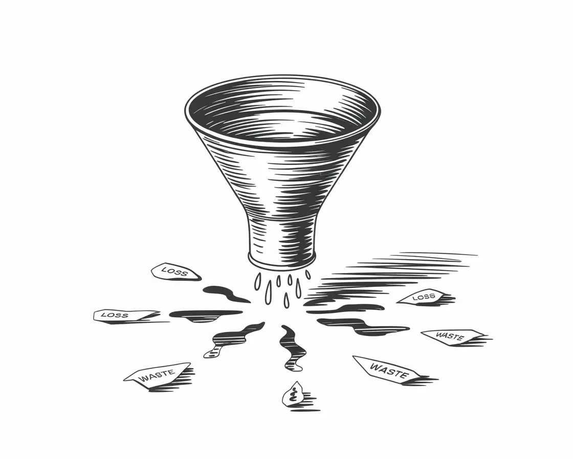 The leaky appointment funnel showing where businesses lose clients